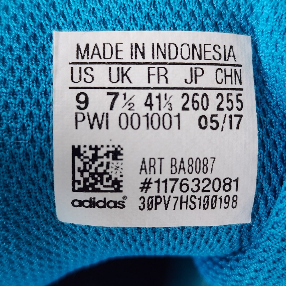 Adidas Duramo Running Shoes Womens 9 Cloudfoam Athletic Sneakers Turquoise Shoes - Picture 6 of 16